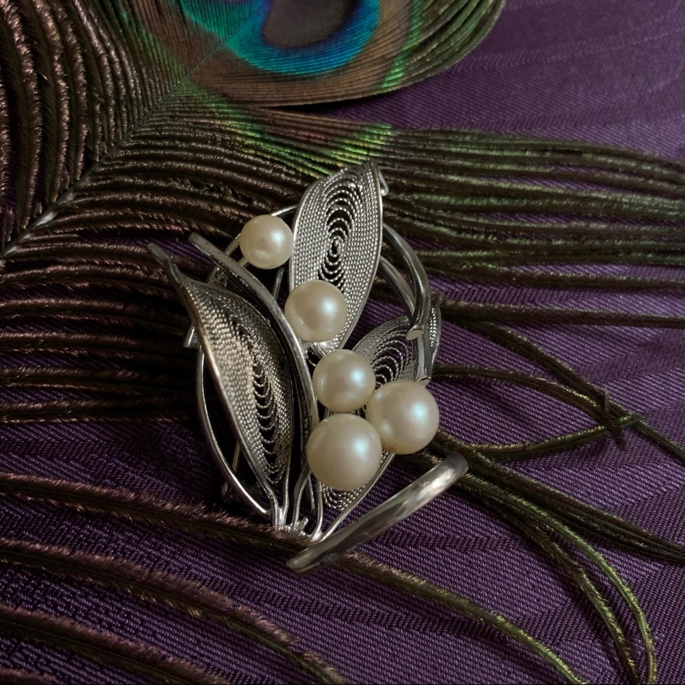 Vintage | Pearl Brooch from Japan